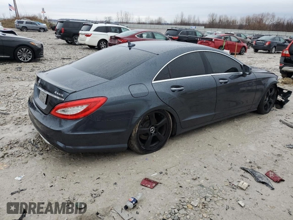 2013 Mercedes-Benz CLS-Class CLS 550 with VIN WDDLJ9BB5DA074954, listed as a Copart auction lot 47759425 with 108,588 mi miles and Clean Title. Bid and sale history available at carsss.com. Image 3.
