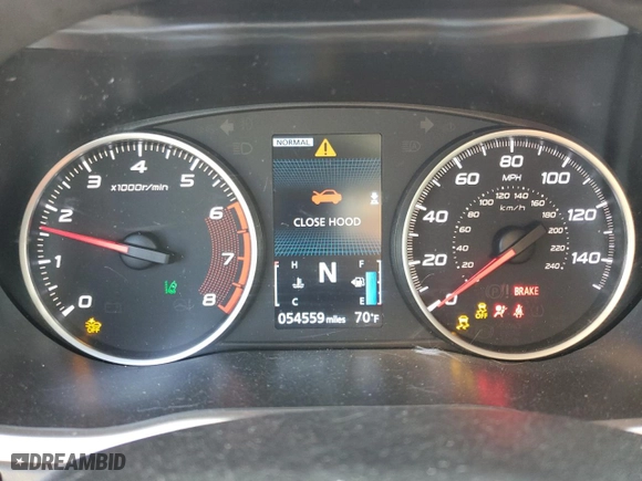 2023 Mitsubishi Eclipse Cross SE with VIN JA4ATWAA9PZ005526, listed as a Copart auction lot 47882325 with 54,559 mi miles and Salvage Title. Bid and sale history available at carsss.com. Image 9.