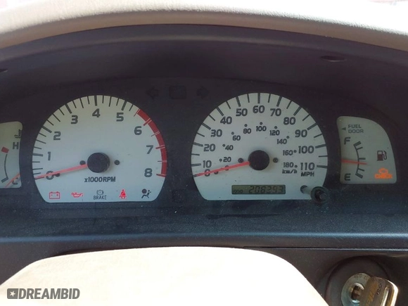 2004 Toyota Tacoma PreRunner with VIN 5TEGN92N74Z308107, listed as a IAAI auction lot 42033484 with 208,393 mi miles. Bid and sale history available at carsss.com. Image 7.