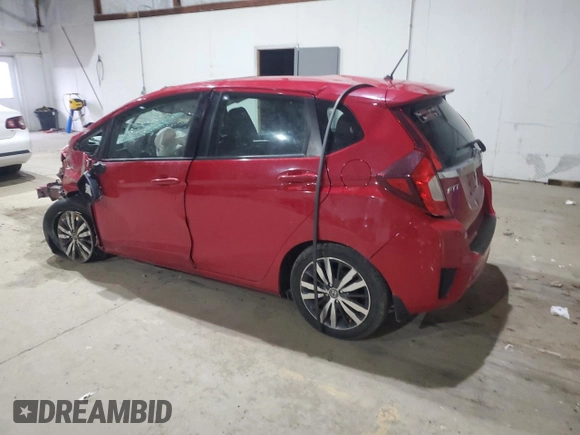 2015 Honda Fit EX-L with VIN 3HGGK5H86FM741938, listed as a Copart auction lot 48023625 with 0 mi miles and Salvage Title. Bid and sale history available at carsss.com. Image 2.