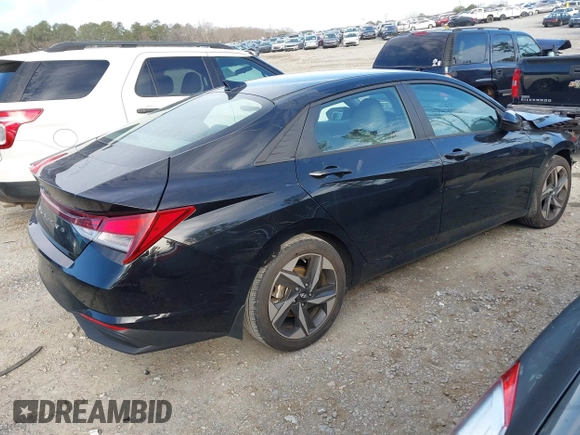 2023 Hyundai Elantra SEL with VIN KMHLS4AG7PU408729, listed as a IAAI auction lot 41735295 with 42,789 mi miles and . Bid and sale history available at DreamBid. Image 4.