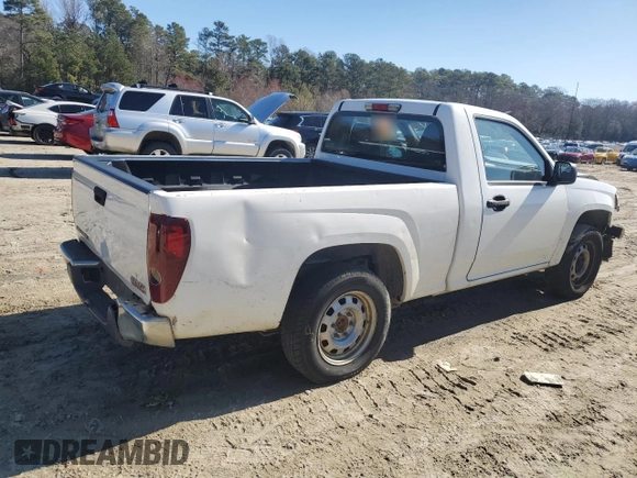 2012 GMC Canyon Work Truck with VIN 1GTC5LF96C8115889, listed as a Copart auction lot 48882985 with 410,845 mi miles and Salvage Title. Bid and sale history available at carsss.com. Image 3.