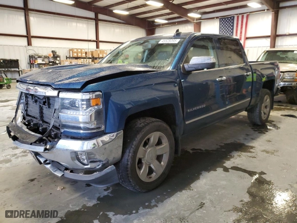 2018 Chevrolet Silverado 1500 LTZ with VIN 3GCUKSEC9JG520446, listed as a Copart auction lot 45528395 with 62,463 mi miles and Salvage Title. Bid and sale history available at carsss.com. Image 1.