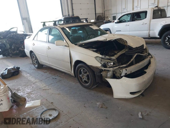 2004 Toyota Camry LE with VIN JTDBE32K540257588, listed as a IAAI auction lot 42208098 with 201,770 mi miles and . Bid and sale history available at DreamBid. Image 1.
