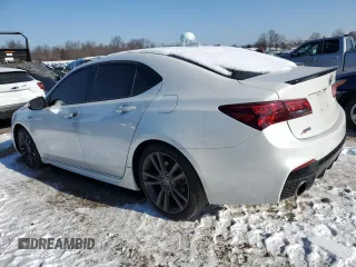 2020 Acura TLX w/A-Spec Pkg with VIN 19UUB1F63LA011748, listed as a Copart auction lot 87382834 with 0 mi miles and Salvage Title. Bid and sale history available at carsss.com. Image 2.