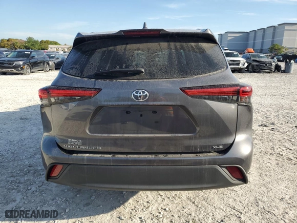 2020 Toyota Highlander XLE with VIN 5TDHZRAH4LS505333, listed as a Copart auction lot 49771285 with 63,759 mi miles and Salvage Title. Bid and sale history available at carsss.com. Image 6.