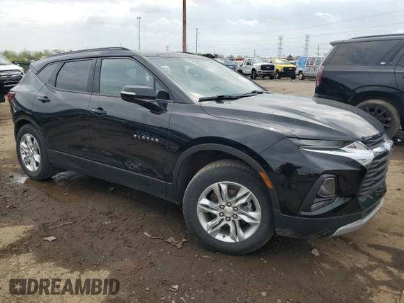 2021 Chevrolet Blazer LT z VIN 3GNKBCRS4MS513704, wystawiony jako Copart lot #55282025 z przebiegiem 56 805 mil mil oraz Nie do naprawy • Non repairable. Historia ofert i sprzedaży dostępna na DreamBid. Obrazek 4.