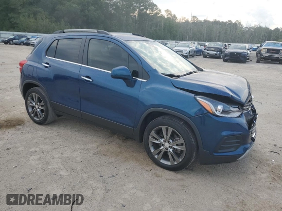 2020 Chevrolet Trax LT with VIN 3GNCJLSB0LL278941, listed as a Copart auction lot 57651775 with 50,246 mi miles and Salvage title. Bid and sale history available at DreamBid. Image 4.