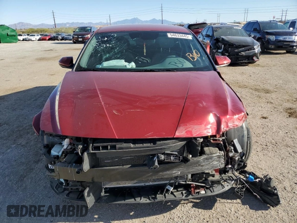 2024 Hyundai Elantra SEL with VIN KMHLM4DG7RU761240, listed as a Copart auction lot 54633445 with 6,782 mi miles and Salvage Title. Bid and sale history available at carsss.com. Image 5.