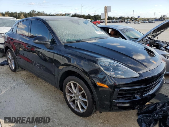 2021 Porsche Cayenne with VIN WP1BA2AY1MDA42096, listed as a Copart auction lot 77336504 with Not provided miles and Non repairable. Bid and sale history available at DreamBid. Image 4.