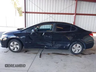 2015 Honda Civic LX with VIN 19XFB2F54FE203055, listed as a IAAI auction lot 40607290 with 206,136 mi miles and . Bid and sale history available at DreamBid. Image 14.