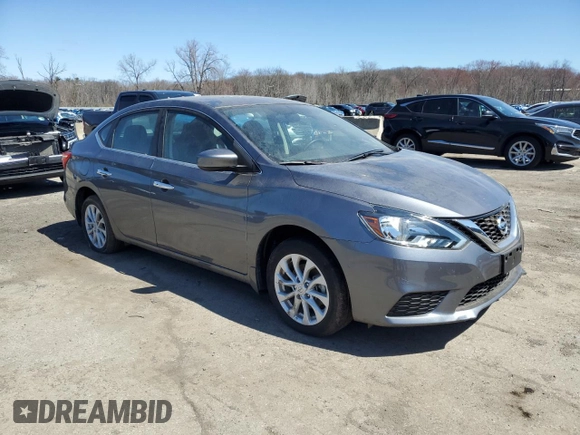 2019 Nissan Sentra SV with VIN 3N1AB7AP1KY398270, listed as a Copart auction lot 52421835 with 9,486 mi miles and Salvage Title. Bid and sale history available at carsss.com. Image 4.