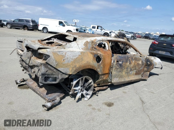 2019 Chevrolet Camaro 1LT with VIN 1G1FB1RS6K0118046, listed as a Copart auction lot 53522785 with 0 mi miles and Non Repairable. Bid and sale history available at carsss.com. Image 3.