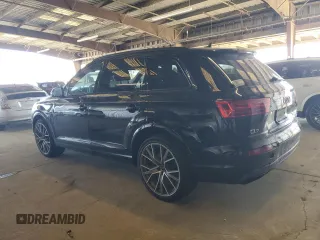 2019 Audi Q7 Prestige z VIN WA1VAAF76KD038075, wystawiony jako Copart lot #56553675 z przebiegiem 43 002 mil mil oraz Szkoda całkowita • Salvage title. Historia ofert i sprzedaży dostępna na DreamBid. Obrazek 2.