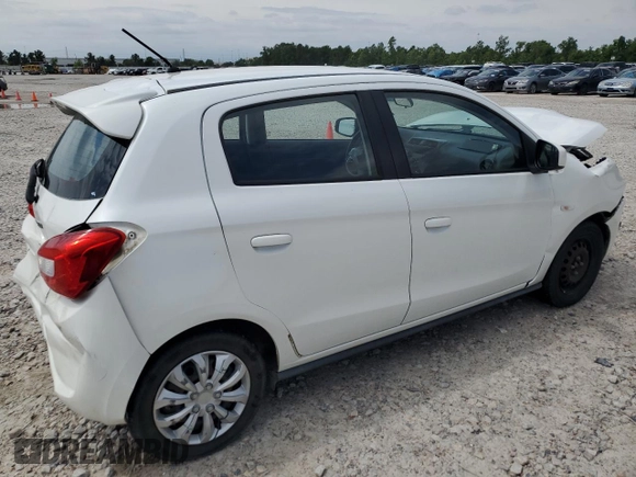 2017 Mitsubishi Mirage ES with VIN ML32A3HJ9HH021899, listed as a Copart auction lot 55824015 with 99,247 mi miles and Salvage title. Bid and sale history available at DreamBid. Image 3.