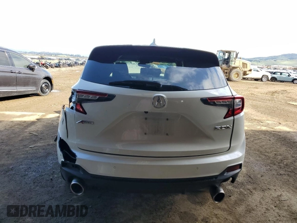 2019 Acura RDX w/A-Spec Pkg with VIN 5J8TC1H60KL004894, listed as a Copart auction lot 50185225 with Not provided miles and Salvage title. Bid and sale history available at DreamBid. Image 6.