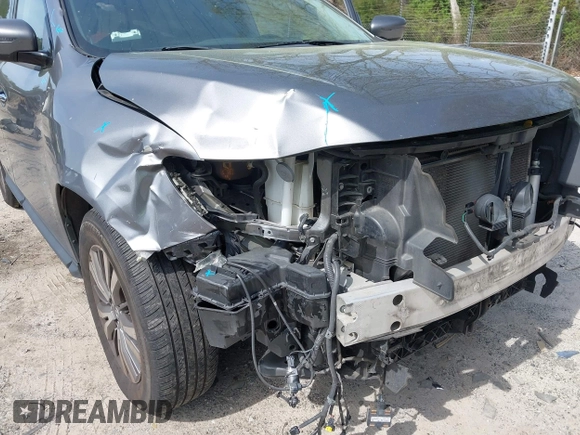2019 Nissan Pathfinder S with VIN 5N1DR2MN2KC618863, listed as a IAAI auction lot 41922994 with 143,693 mi miles and . Bid and sale history available at DreamBid. Image 19.