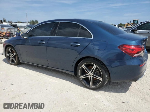 2021 Mercedes-Benz A 220 with VIN W1K3G4EB6MJ298747, listed as a Copart auction lot 49272525 with 50,439 mi miles and Clean Title. Bid and sale history available at DreamBid. Image 2.