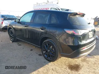 2024 Honda HR-V Sport with VIN 3CZRZ1H57RM706387, listed as a IAAI auction lot 41446909 with 24,145 mi miles. Bid and sale history available at carsss.com. Image 3.