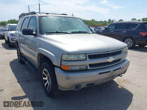 2005 Chevrolet Tahoe Z71 with VIN 1GNEC13T65R162332, listed as a IAAI auction lot 42058892 with 271,775 mi miles and . Bid and sale history available at DreamBid. Image 1.