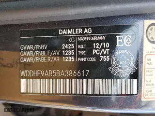 2011 Mercedes-Benz E-Class E 550 Luxury with VIN WDDHF9AB5BA386617, listed as a Copart auction lot 49621515 with 134,674 mi miles and Clean Title. Bid and sale history available at carsss.com. Image 12.