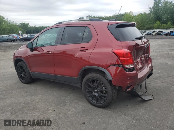 2021 Chevrolet Trax LT with VIN KL7CJPSB0MB311968, listed as a Copart auction lot 62835965 with 92,365 mi miles and Salvage title. Bid and sale history available at DreamBid. Image 2.