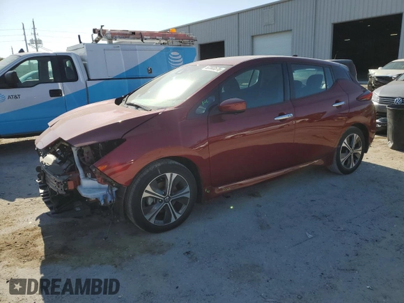 2020 Nissan LEAF SV with VIN 1N4AZ1CP3LC310791, listed as a Copart auction lot 52303575 with 32,819 mi miles and Non repairable. Bid and sale history available at DreamBid. Image 1.