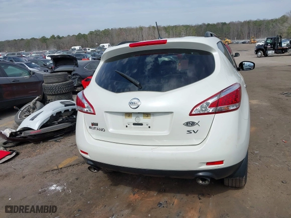 2014 Nissan Murano SL with VIN JN8AZ1MU1EW418461, listed as a IAAI auction lot 41690883 with 191,612 mi miles. Bid and sale history available at carsss.com. Image 16.