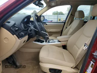 2014 BMW X3 xDrive28i with VIN 5UXWX9C54E0D23221, listed as a Copart auction lot 55412975 with 139,813 mi miles and Salvage Title. Bid and sale history available at DreamBid. Image 7.