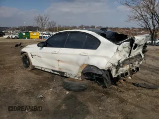 2015 BMW M3 with VIN WBS3C9C51FJ276344, listed as a Copart auction lot 43213995 with Not provided miles and Salvage title. Bid and sale history available at DreamBid. Image 2.