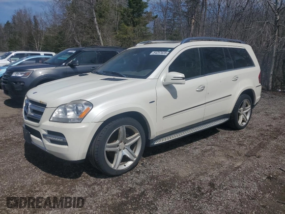 2012 Mercedes-Benz GL 350 with VIN 4JGBF2FE0CA768318, listed as a Copart auction lot 54257625 with 325,755 mi miles and Clean Title. Bid and sale history available at DreamBid. Image 1.