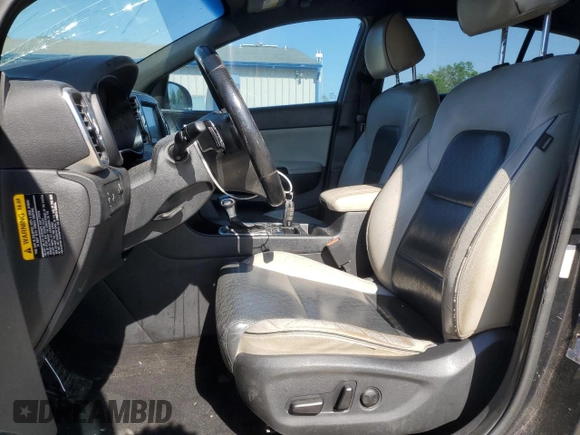 2018 Kia Sportage EX with VIN KNDPN3ACXJ7453142, listed as a Copart auction lot 53853125 with 128,344 mi miles and Clean Title. Bid and sale history available at DreamBid. Image 7.