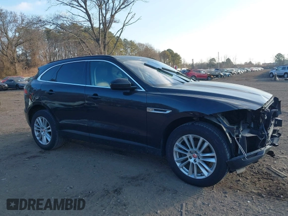 2018 Jaguar F-Pace 25t Prestige with VIN SADCK2FX5JA351493, listed as a IAAI auction lot 41345886 with 89,787 mi miles and . Bid and sale history available at DreamBid. Image 13.