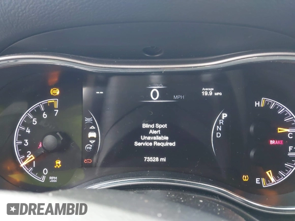 2020 Jeep Grand Cherokee Altitude z VIN 1C4RJFAGXLC433962, wystawiony jako IAAI lot #40721842 z przebiegiem 73 528 mil mil oraz . Historia ofert i sprzedaży dostępna na DreamBid. Obrazek 7.
