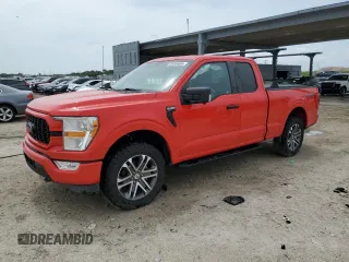 2021 Ford F-150 XL with VIN 1FTEX1EP0MKE80161, listed as a Copart auction lot 59269585 with 88,297 mi miles and Non repairable. Bid and sale history available at DreamBid. Image 1.