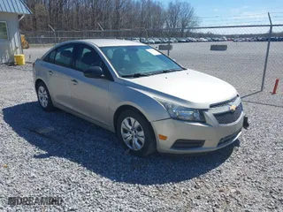 2014 Chevrolet Cruze LS with VIN 1G1PA5SH8E7250802, listed as a IAAI auction lot 41826291 with 102,430 mi miles. Bid and sale history available at carsss.com. Image 1.