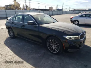 2024 BMW 3 Series 330i with VIN 3MW69FF01R8D91833, listed as a Copart auction lot 84419544 with 7,737 mi miles and Salvage Title. Bid and sale history available at carsss.com. Image 4.