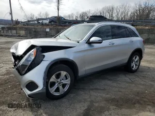 2017 Mercedes-Benz GLC with VIN WDC0G4KB4HF160726, listed as a Copart auction lot 50412775 with 93,692 mi miles and Salvage Title. Bid and sale history available at carsss.com. Image 1.