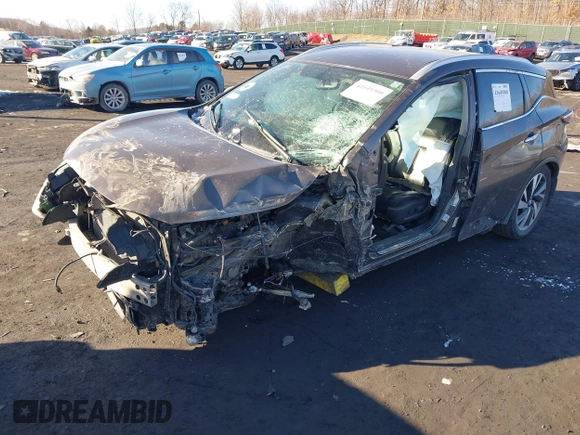 2015 Nissan Murano SL with VIN 5N1AZ2MH7FN207837, listed as a IAAI auction lot 41649300 with 228,418 mi miles and . Bid and sale history available at DreamBid. Image 2.