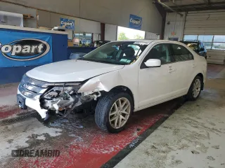 2012 Ford Fusion SEL z VIN 3FAHP0JA6CR374144, wystawiony jako Copart lot #59287085 z przebiegiem Nie podano mil oraz Szkoda całkowita • Salvage title. Historia ofert i sprzedaży dostępna na DreamBid. Obrazek 1.