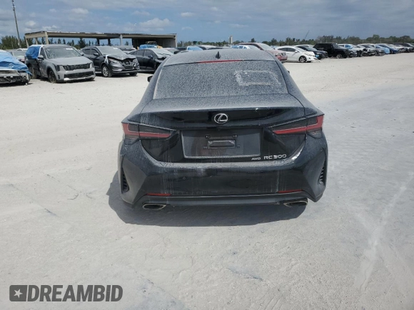 2019 Lexus RC with VIN JTHS85BC9K5005031, listed as a Copart auction lot 43927045 with 63,590 mi miles and Non Repairable. Bid and sale history available at carsss.com. Image 6.
