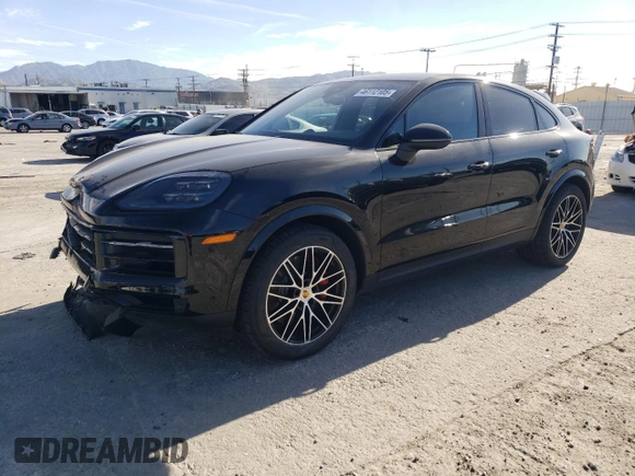 2024 Porsche Cayenne S with VIN WP1BL2AY8RDA60824, listed as a Copart auction lot 46112105 with 24,957 mi miles and Salvage title. Bid and sale history available at DreamBid. Image 1.