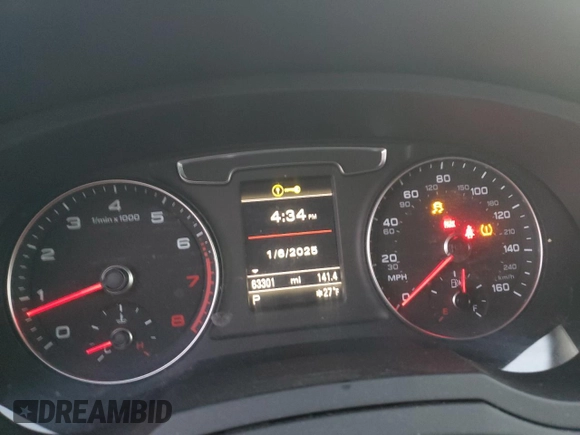 2017 Audi Q3 Prestige with VIN WA1GCCFS1HR017228, listed as a Copart auction lot 41571055 with 63,301 mi miles and Salvage Title. Bid and sale history available at carsss.com. Image 9.