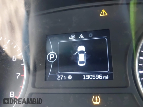 2016 Kia Optima LX with VIN 5XXGT4L35GG059931, listed as a IAAI auction lot 40995180 with 130,596 mi miles. Bid and sale history available at carsss.com. Image 14.