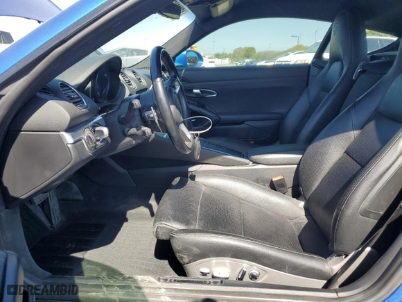 2018 Porsche Cayman with VIN WP0AA2A86JS260152, listed as a Copart auction lot 46899655 with 43,611 mi miles and Clean Title. Bid and sale history available at carsss.com. Image 7.