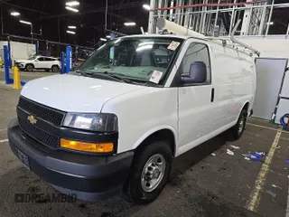 2021 Chevrolet Express Cargo with VIN 1GCWGAFP9M1151547, listed as a IAAI auction lot 42631437 with 130,120 mi miles and . Bid and sale history available at DreamBid. Image 17.