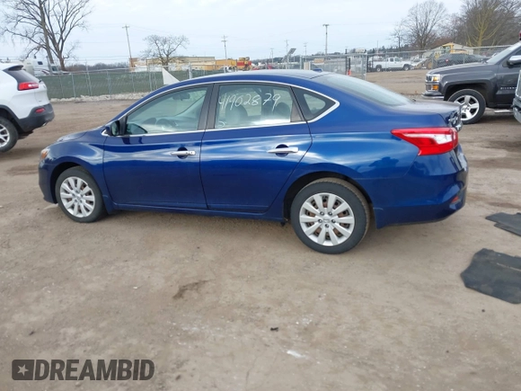 2016 Nissan Sentra SV with VIN 3N1AB7AP4GY262027, listed as a IAAI auction lot 41902879 with 61,449 mi miles and . Bid and sale history available at DreamBid. Image 13.