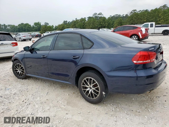 2014 Volkswagen Passat S with VIN 1VWAP7A34EC007652, listed as a Copart auction lot 57774695 with 205,764 mi miles and Salvage title. Bid and sale history available at DreamBid. Image 2.