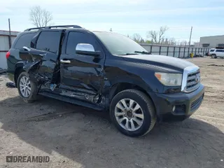 2008 Toyota Sequoia Ltd with VIN 5TDZY68A48S012466, listed as a IAAI auction lot 41859238 with 286,087 mi miles. Bid and sale history available at carsss.com. Image 1.