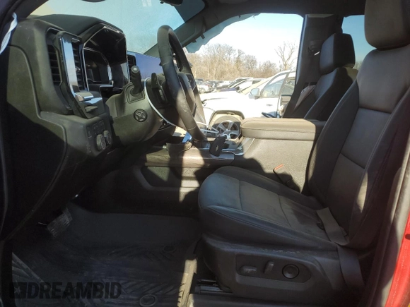 2024 Chevrolet Silverado 1500 LTZ with VIN 1GCUDGED0RZ223044, listed as a Copart auction lot 88441185 with 15,320 mi miles and Salvage Title. Bid and sale history available at DreamBid. Image 7.